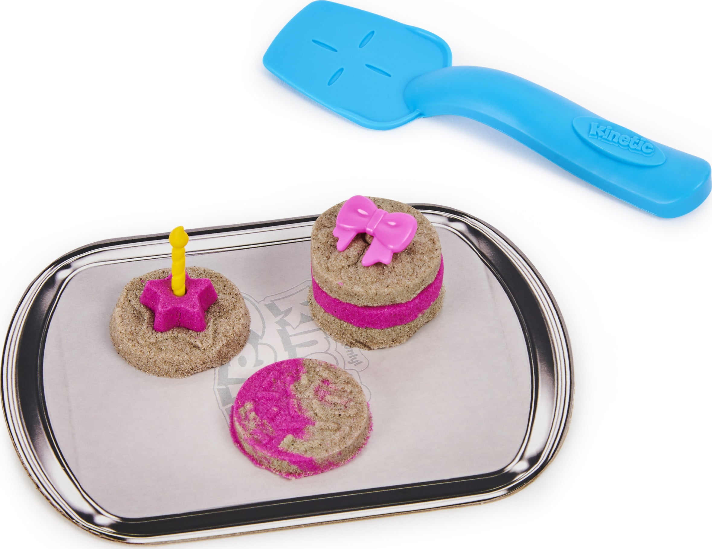 Kinetic Sand Scents, Bake Shoppe Playset with 1lb of Scented and Neon Sand and 16 Tools and Molds (Walmart Exclusive)