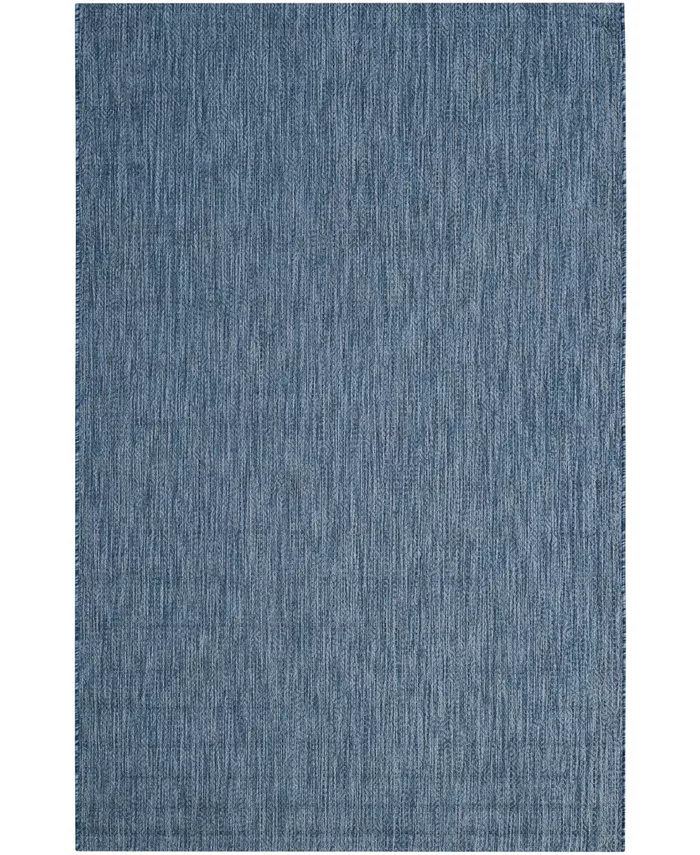 Safavieh Courtyard Navy 4' x 5'7