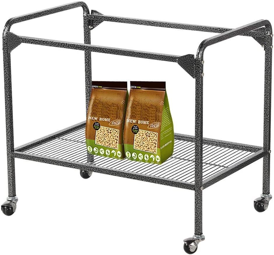 Rat Cage for Rabbit Ferret Chinchilla Adult Rat Sugar Glider Guinea Pig Small Pet Animal， with Detachable Stand， Wrought Iron Construction