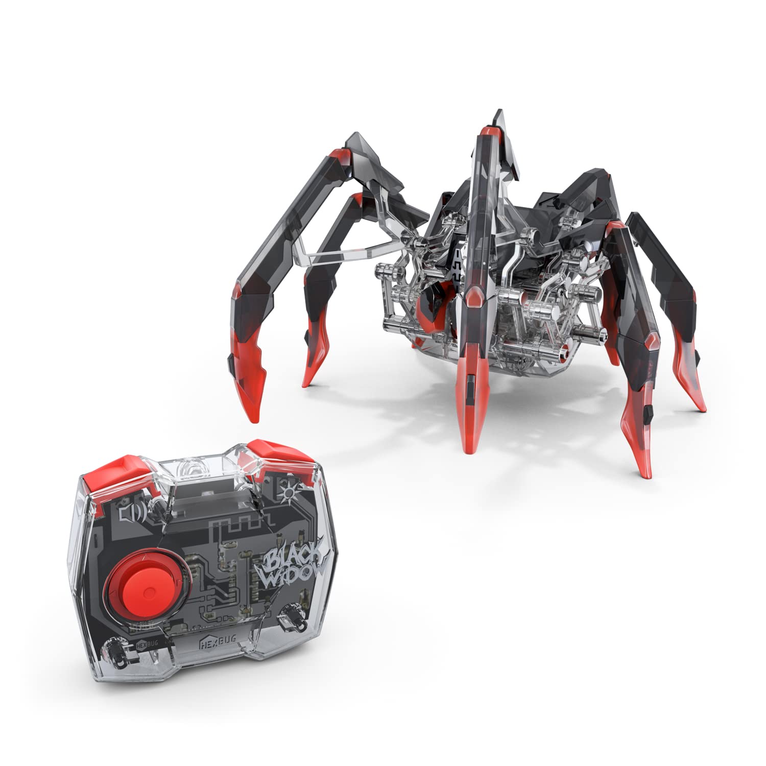 HEXBUG Black Widow， Robotic Toy Spider