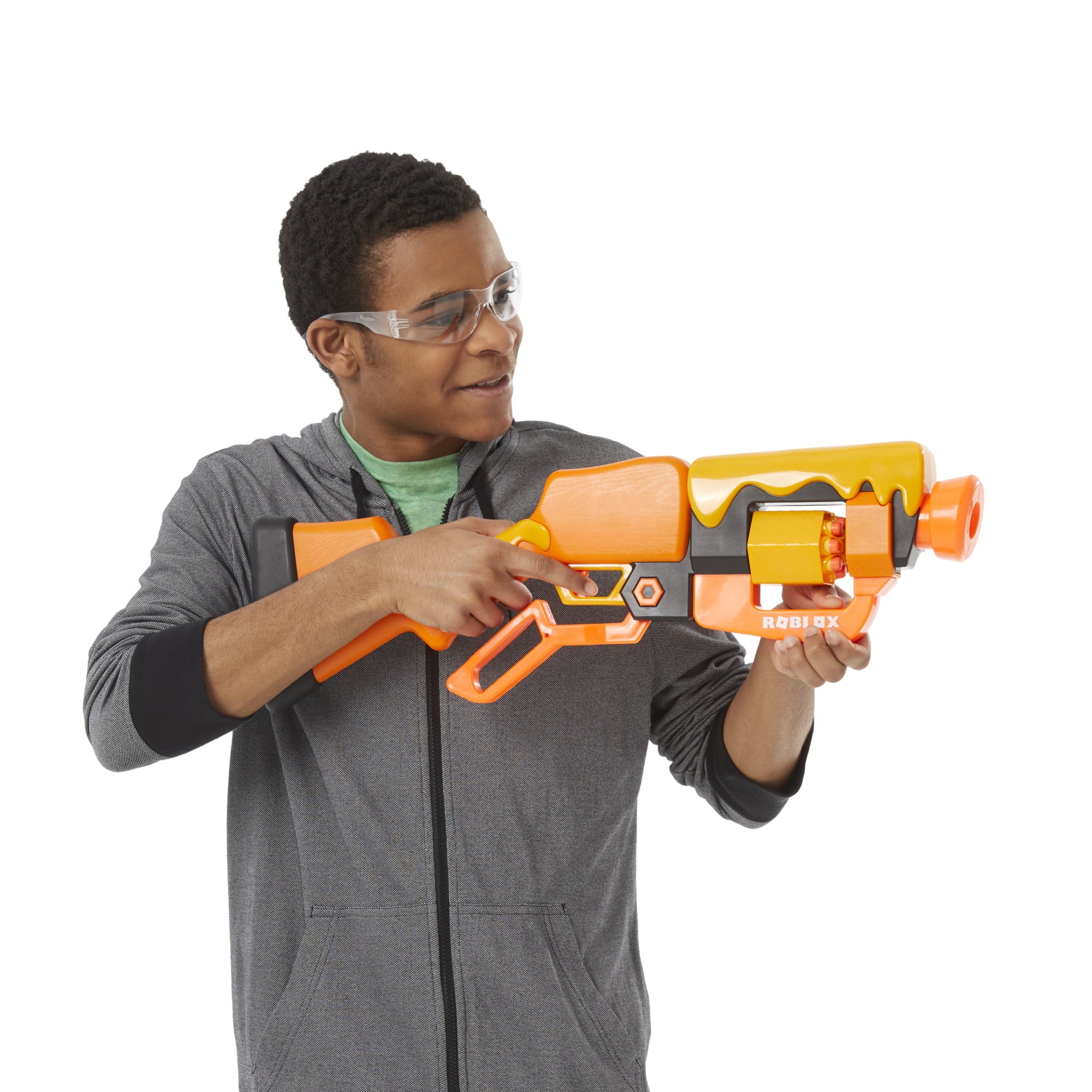 Nerf Roblox Adopt Me!: BEES! Lever Action Blaster， Includes 8 Darts