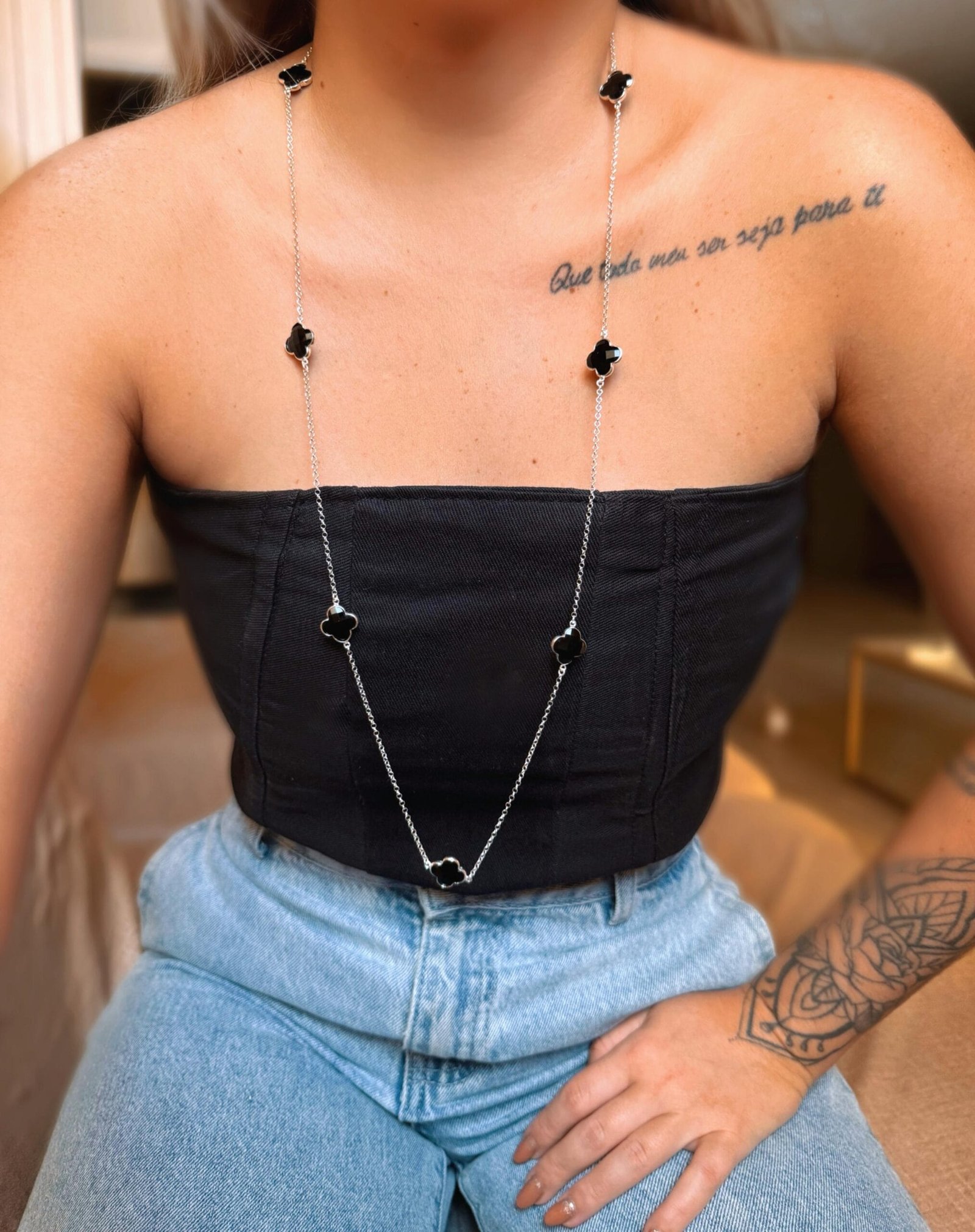 Colar 80cm Inspiração Van Cleef & Arpels