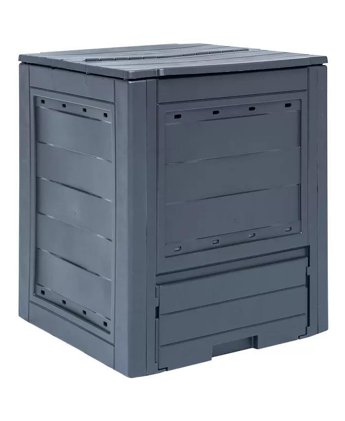 vidaXL Garden Composter Gray 23.6