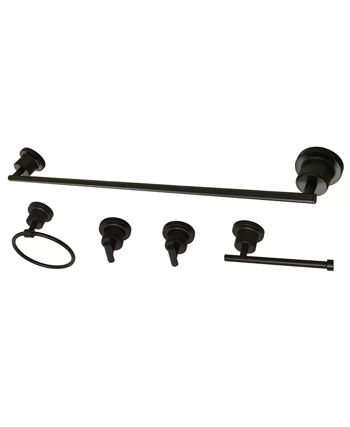 Kingston Brass Modern Concord 5-Pc. Bathroom Accessory Set in Oil Rubbed Bronze