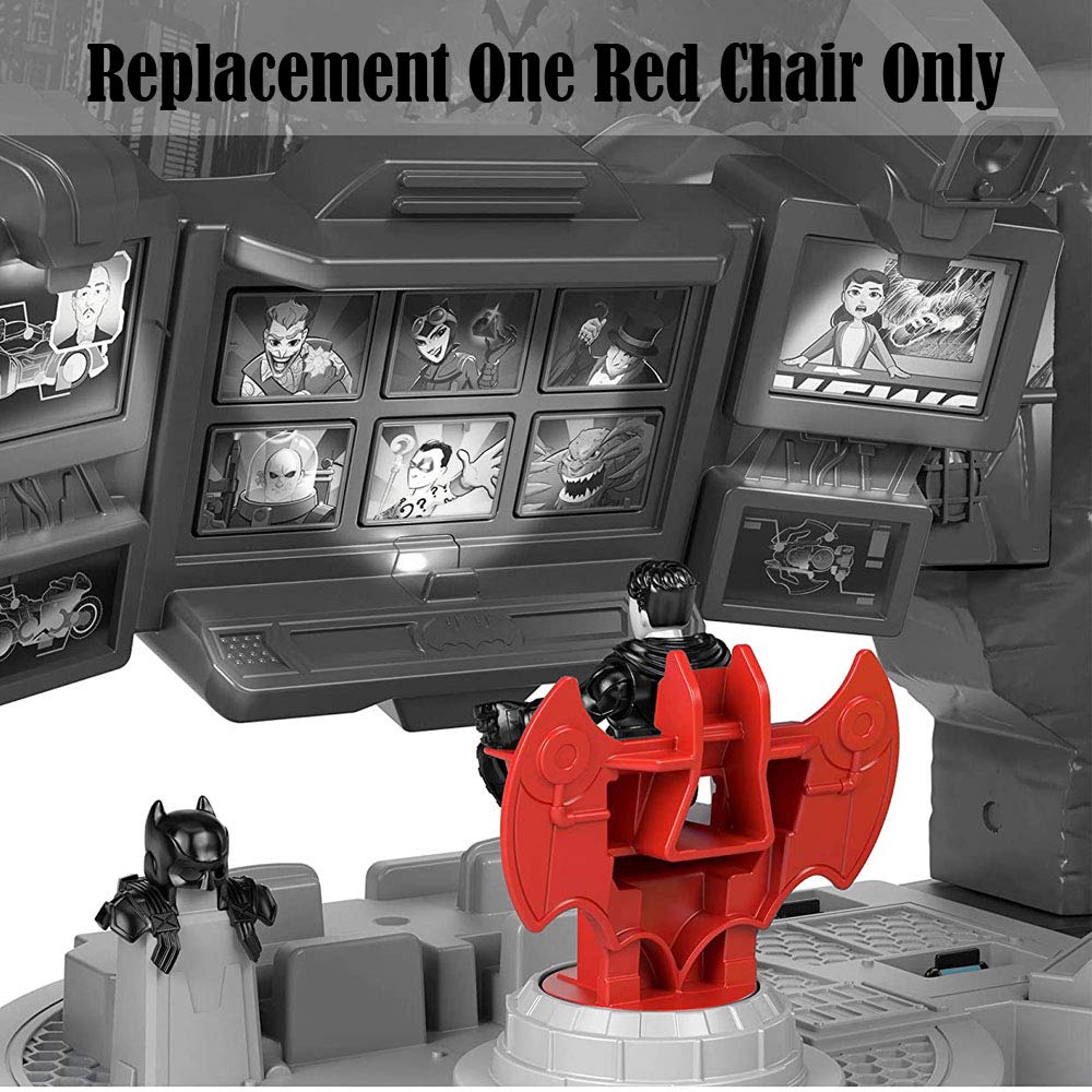 Replacement Parts for Imaginext Batcave - GMP48 ~ DC Superfriends Super Surround Bat Cave ~ Includes One Red Chair