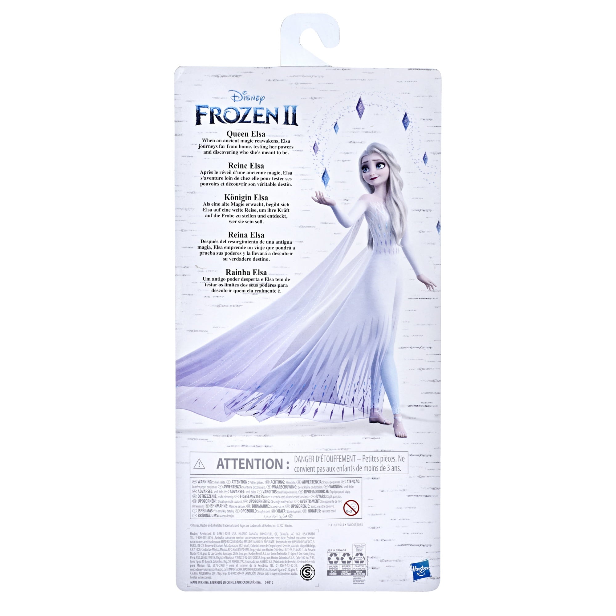 Disney's Frozen 2 Snow Queen Elsa Fashion Doll, Dress, Shoes, Long Blonde Hair