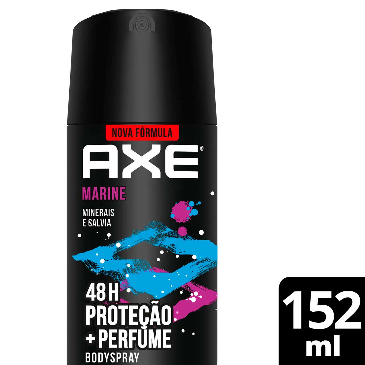 Antitranspirante Aerossol Marine Minerais e Salvia 48h Protecao Axe 152 ml