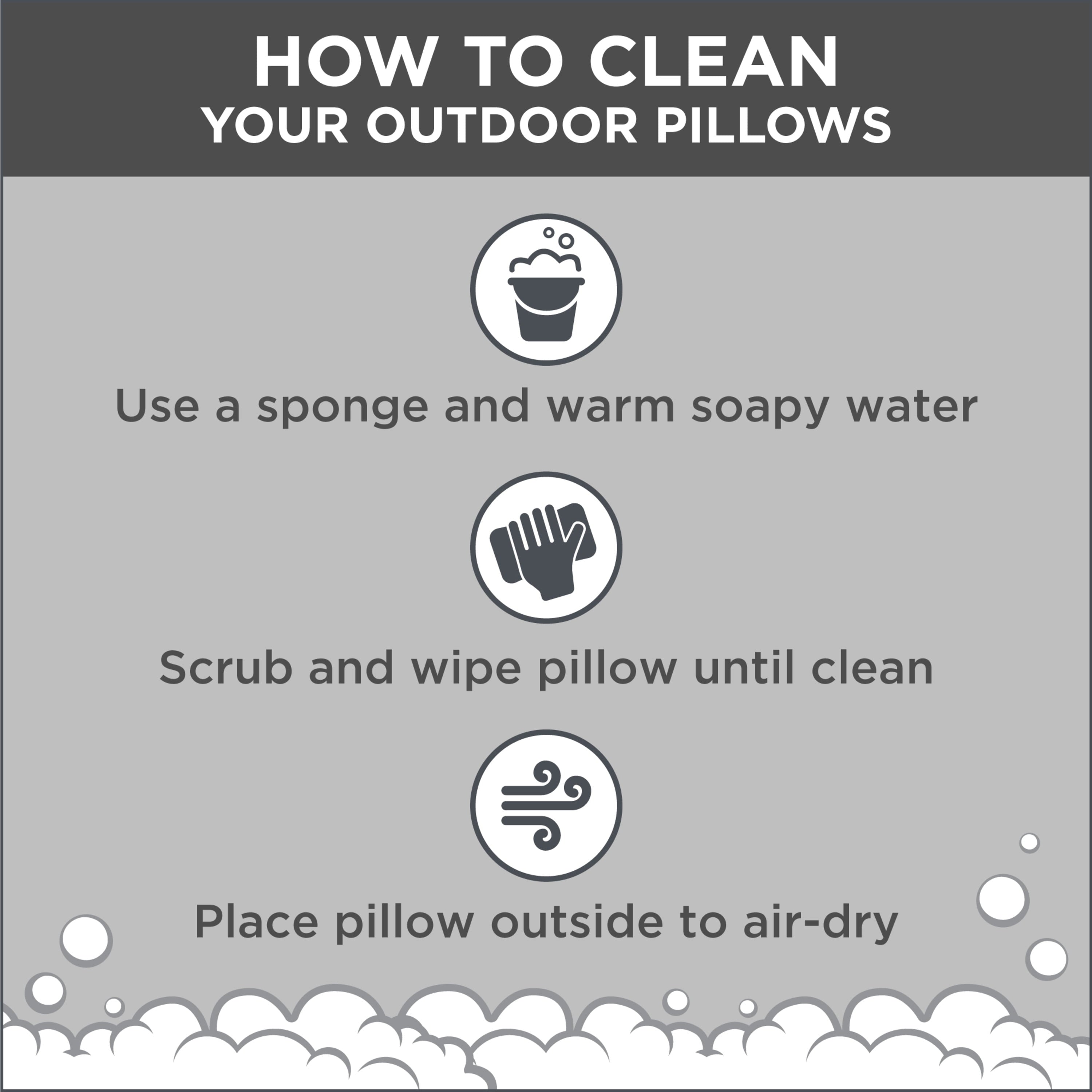 Better Homes & Gardens 20" x 20" Blue Medallion Polyester Outdoor Throw Pillow (1 Piece)