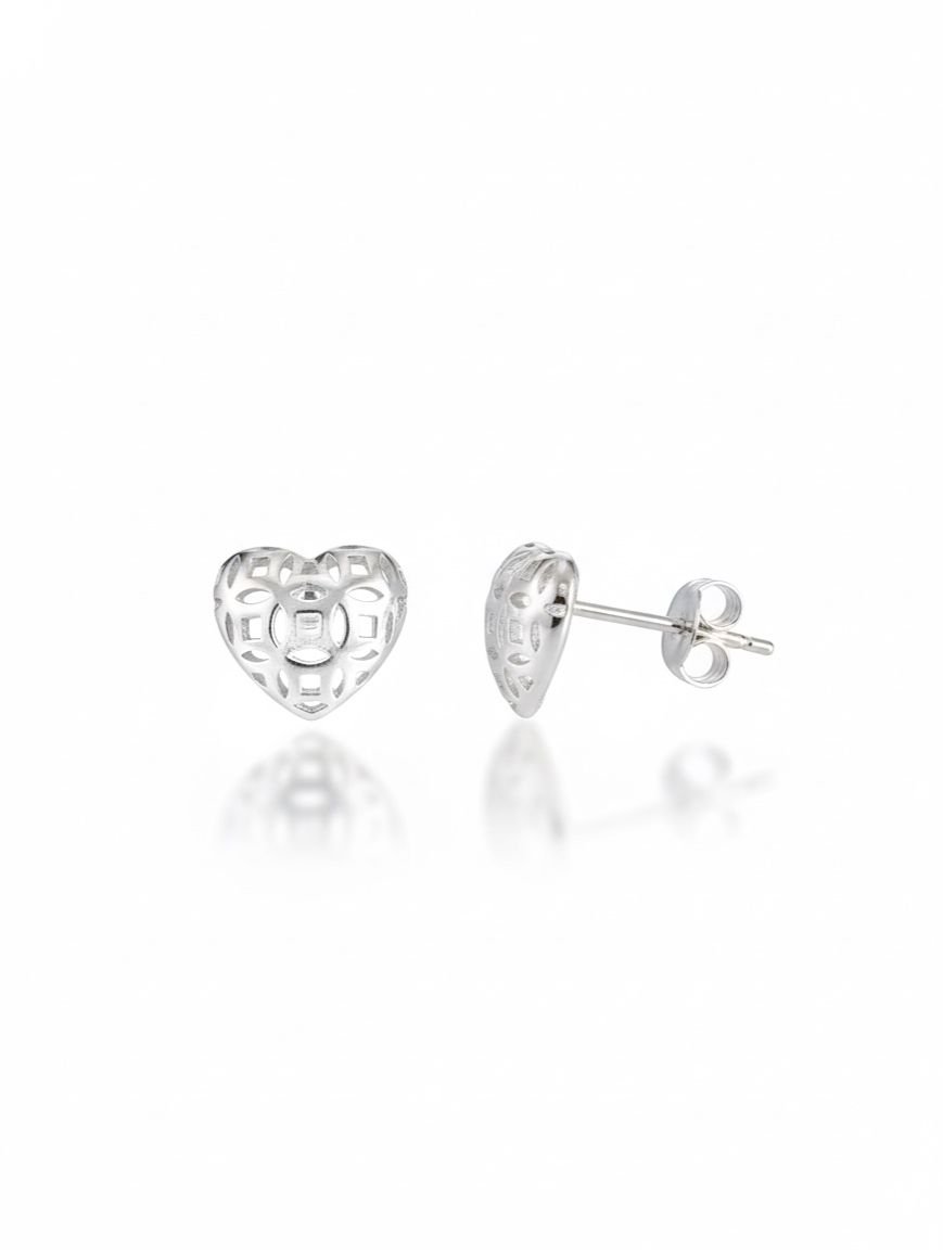 Brinco Coração Vaz.