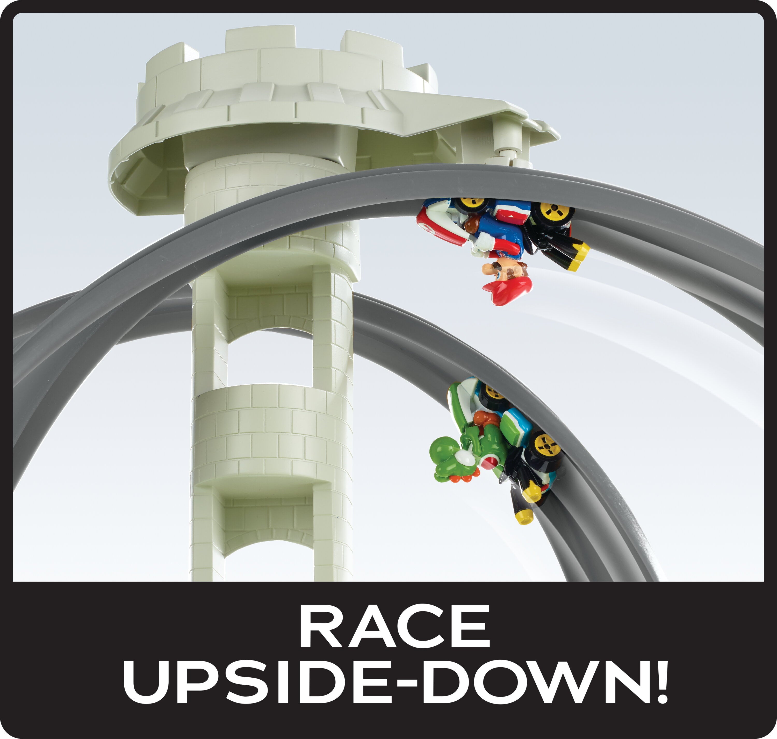 Hot Wheels Mario Kart Circuit Lite Track Set with 1:64 Scale Toy Die-Cast Kart Vehicle and Launcher