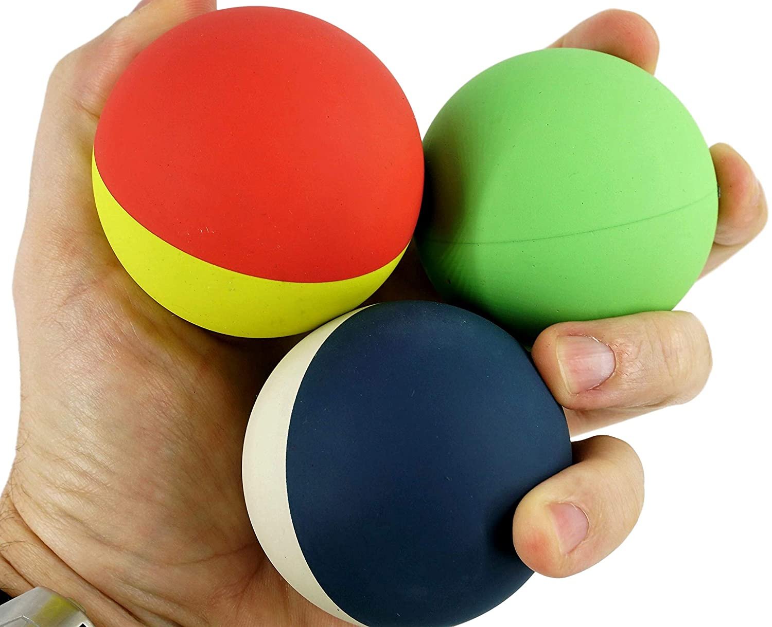 JA-RU Super Sky HI Bounce Balls Dual Color Bouncing Ball 2.3