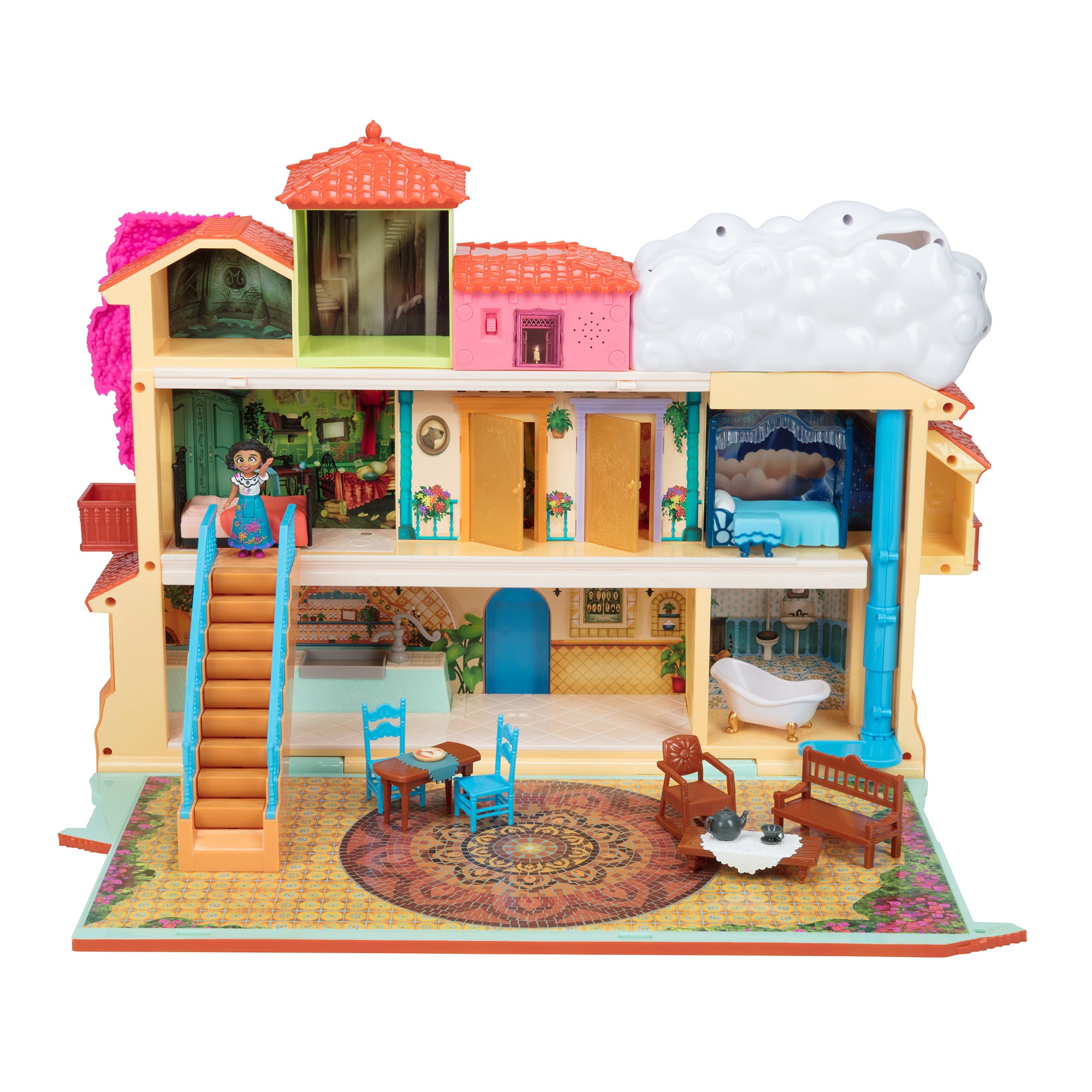 Disney Encanto Magical Casa Madrigal Interactive Small Dollhouse Playset