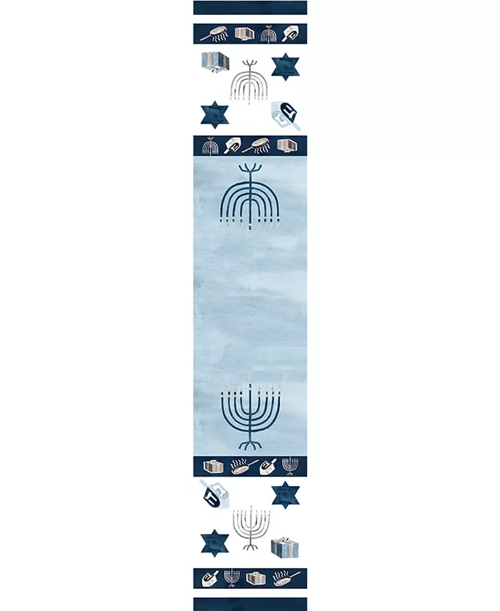 Laural Home Happy Hanukkah Table Runner， 72