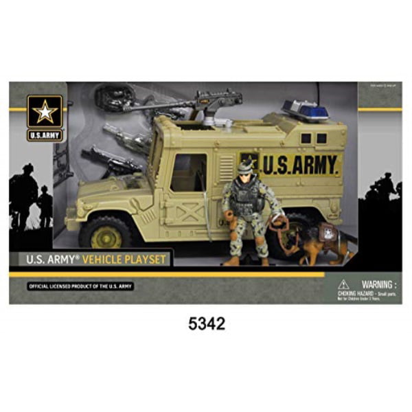 U.S. Army Figure Playset w/ Vehicle