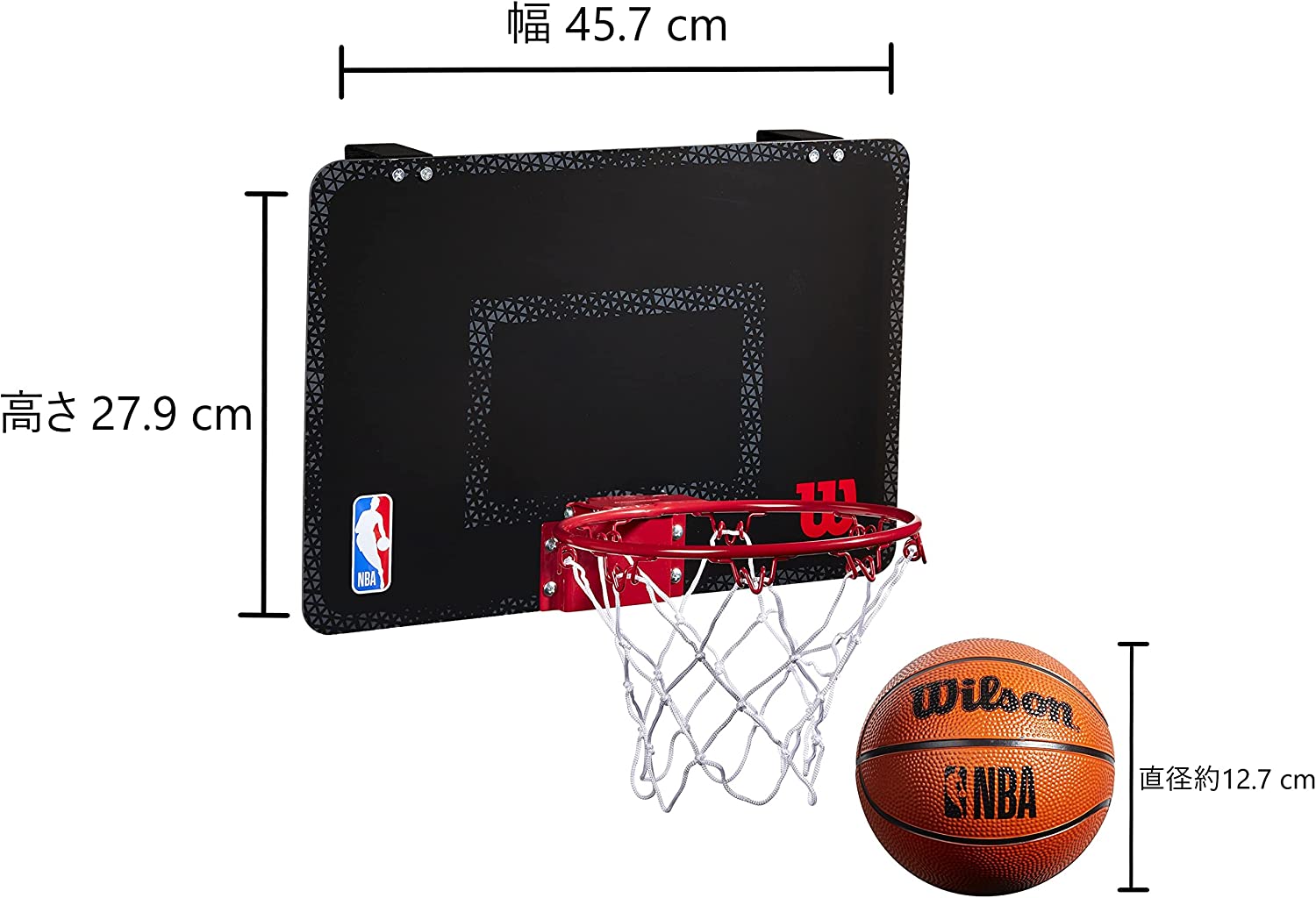 generic NBA Team Forge Pro Mini Basketball Hoop (+ 30 Team Stickers)
