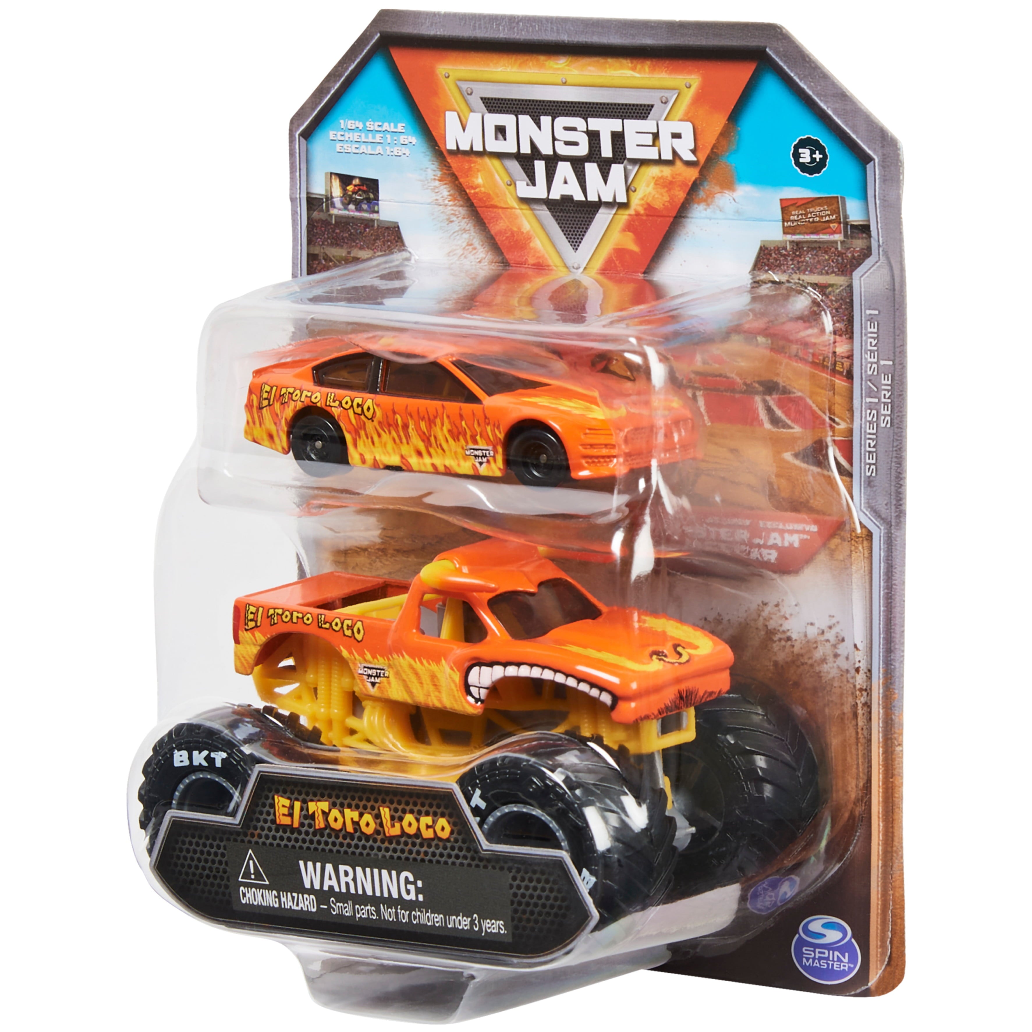 Monster Jam El Toro Loco Truck and Race Car (Walmart Exclusive)