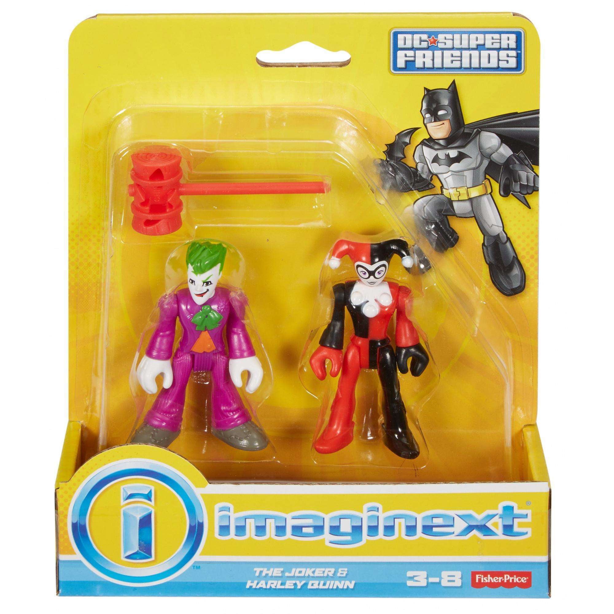 Imaginext DC Super Friends the Joker and Harley Quinn Action Figures