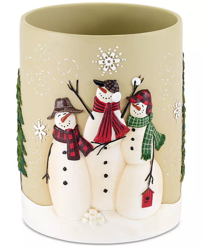 Avanti Snowman Gathering Wastebasket