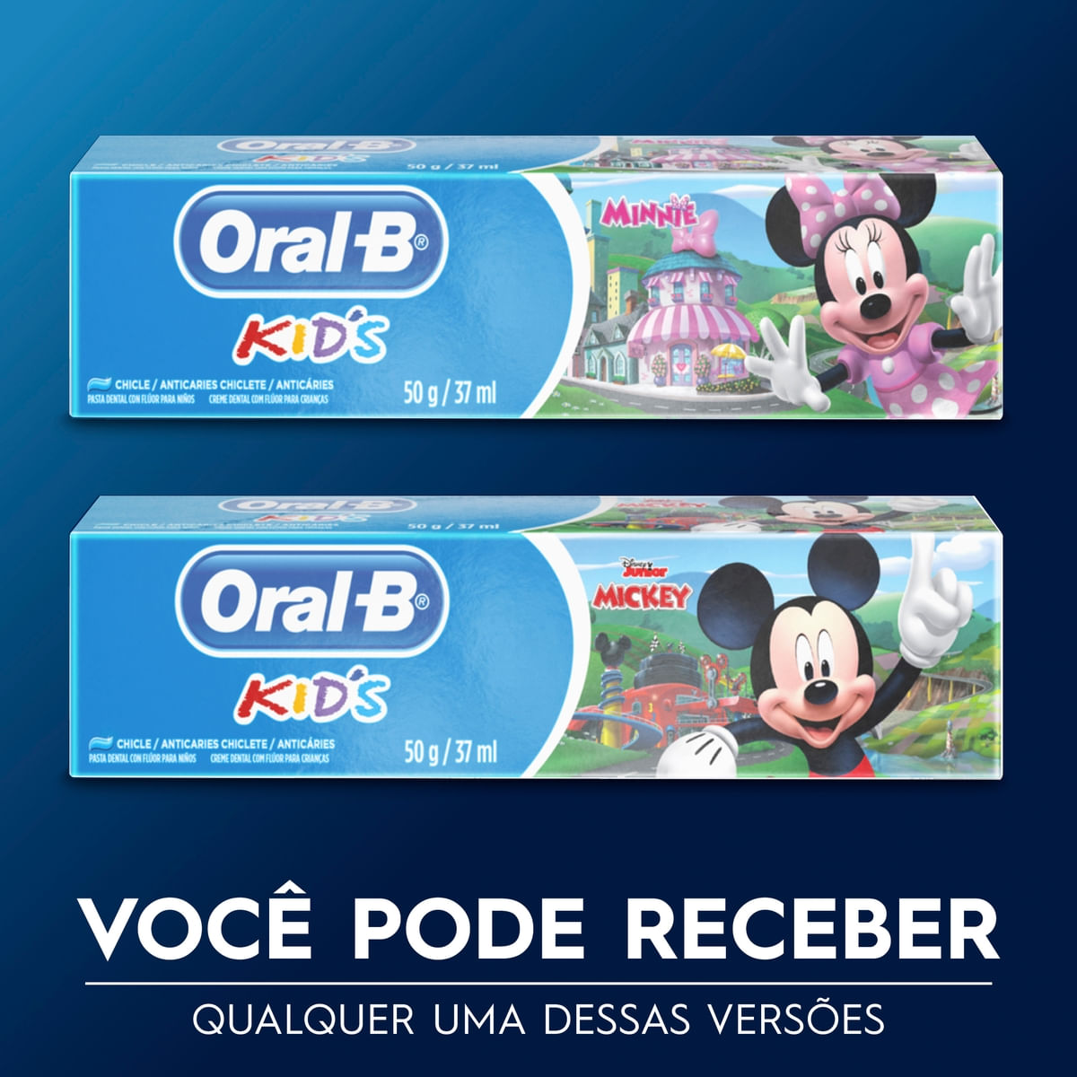 Pasta de Dente Oral-B Kids Disney Mickey/Minnie 50g