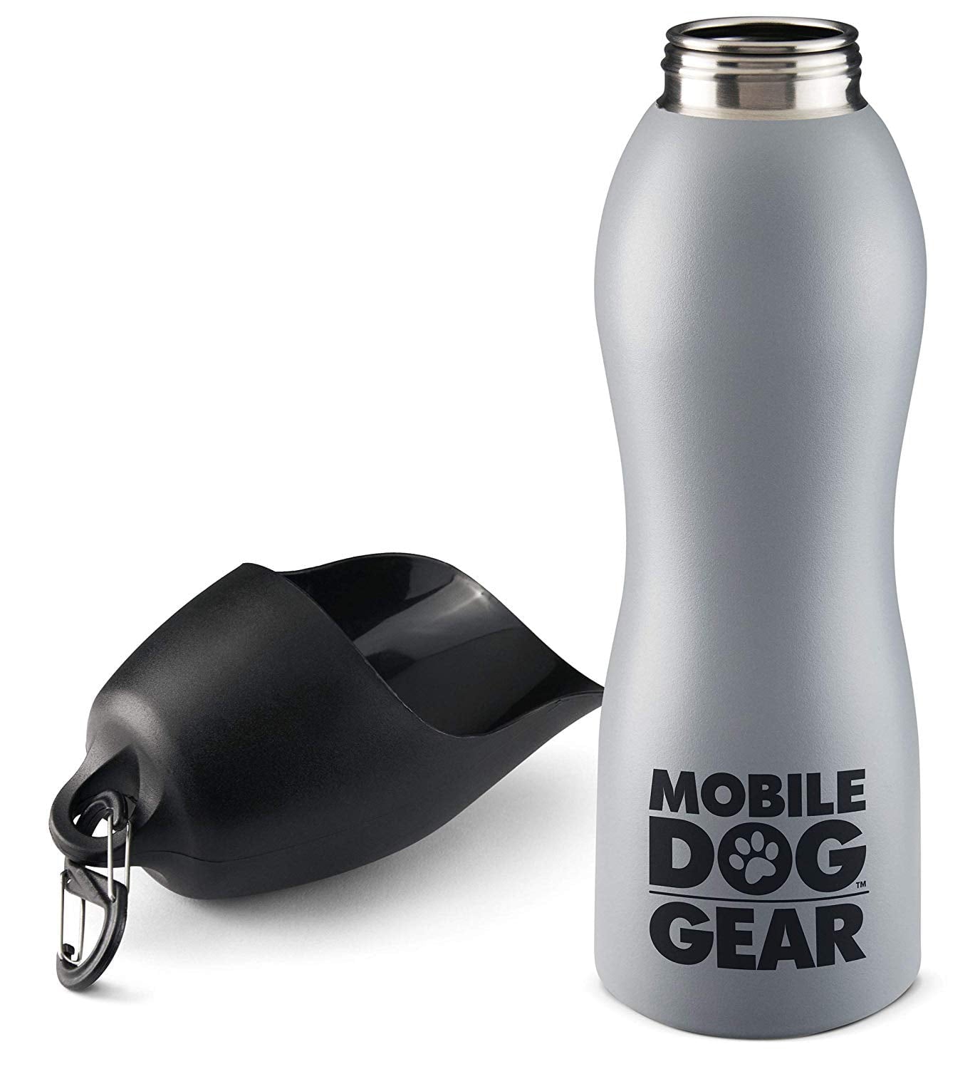 Mobile Dog Gear 25 Oz Water Bottle， Gray