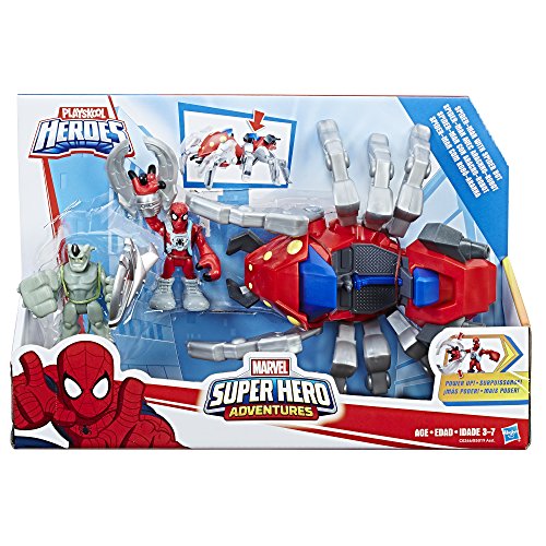 Playskool Heroes Marvel Super Hero Adventures Spider-Man with Spider Bot