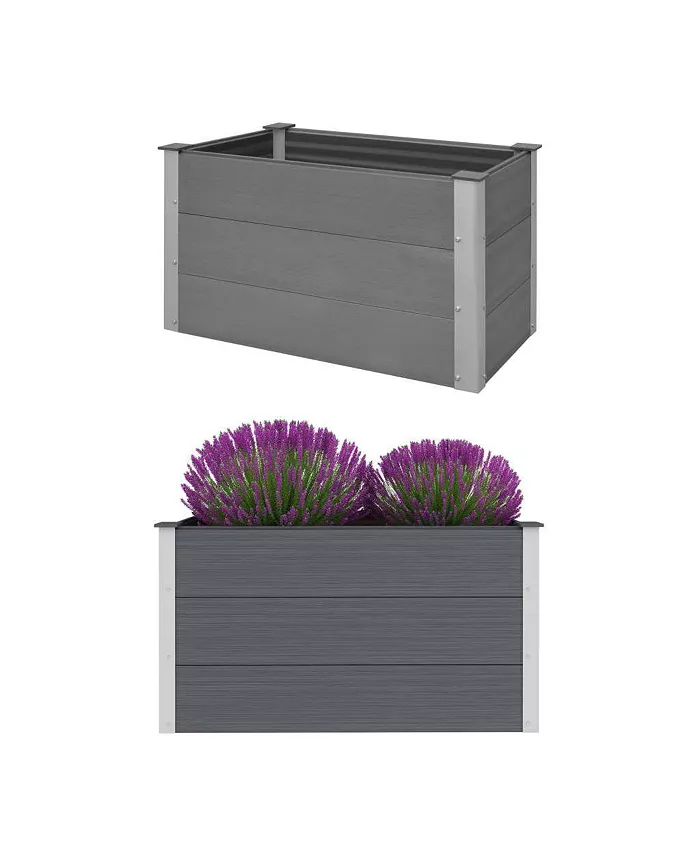 vidaXL Garden Raised Bed WPC 39.4