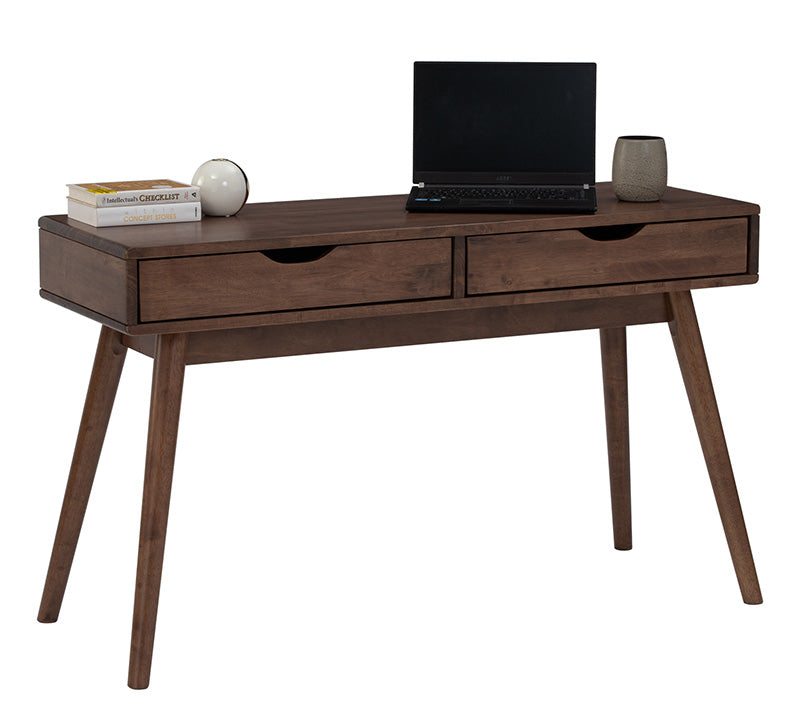 LAMAR Console Table with 2 Drawers 122cm - Walnut