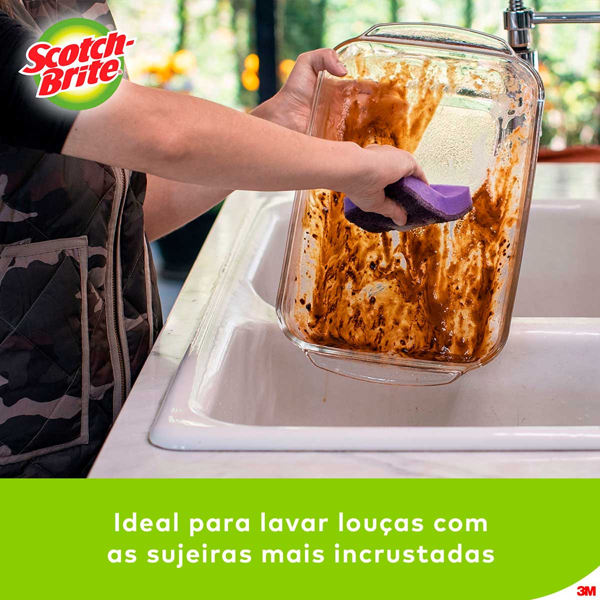 Esponja Limpeza Extrema Scotch Brite Antibac Leve 4 Pague 3 Unidades