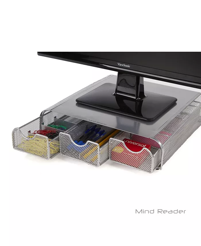 Mind Reader PC， Laptop， IMAC Monitor Stand and Desk Organizer