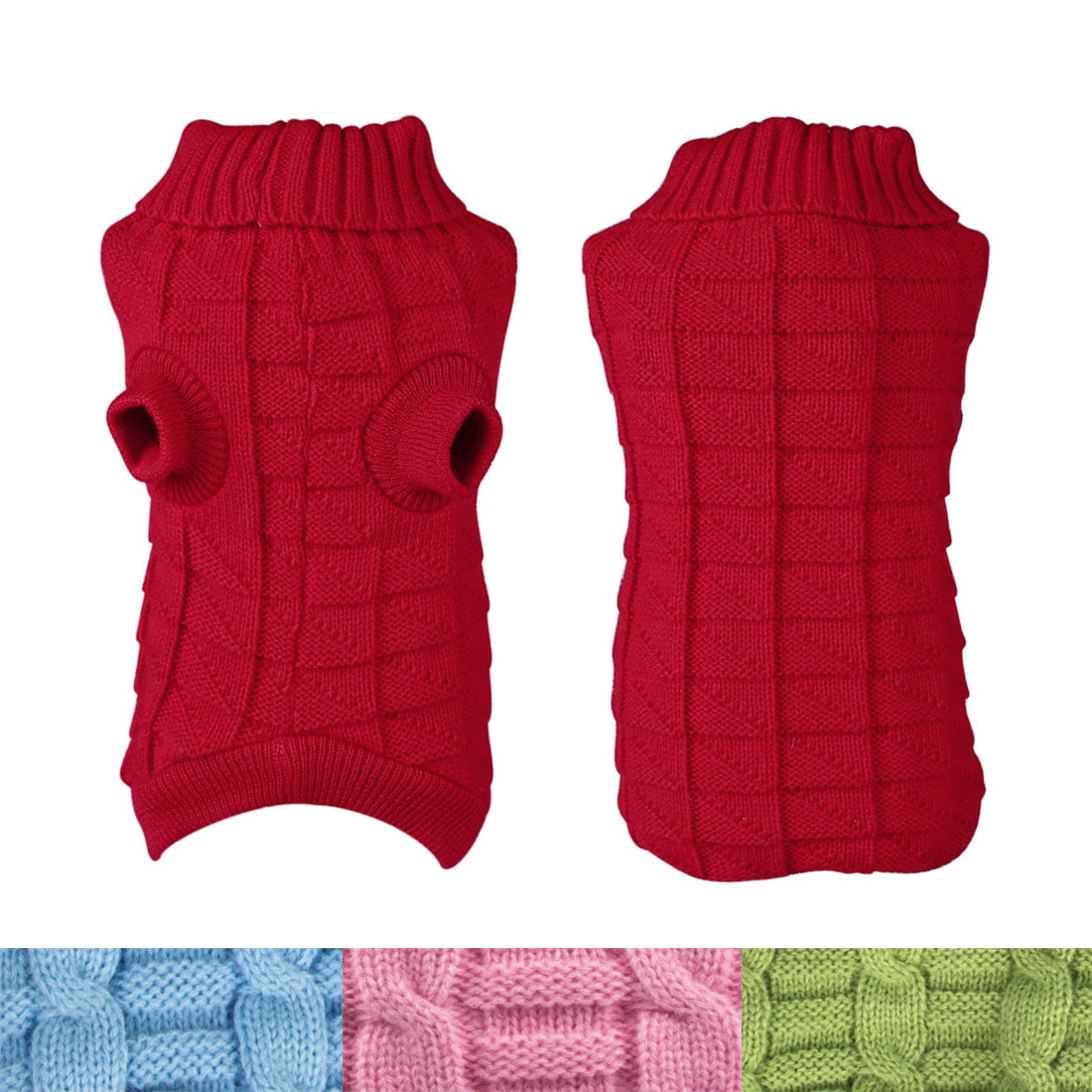 Small Dog Clothes Puppy Knit Pet Dog Warm Sweater Coat Apparel， S