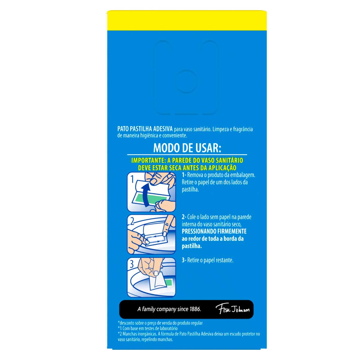 Detergente Sanitario Pastilha Adesiva Fresh Pato 3 Unidades Oferta Especial