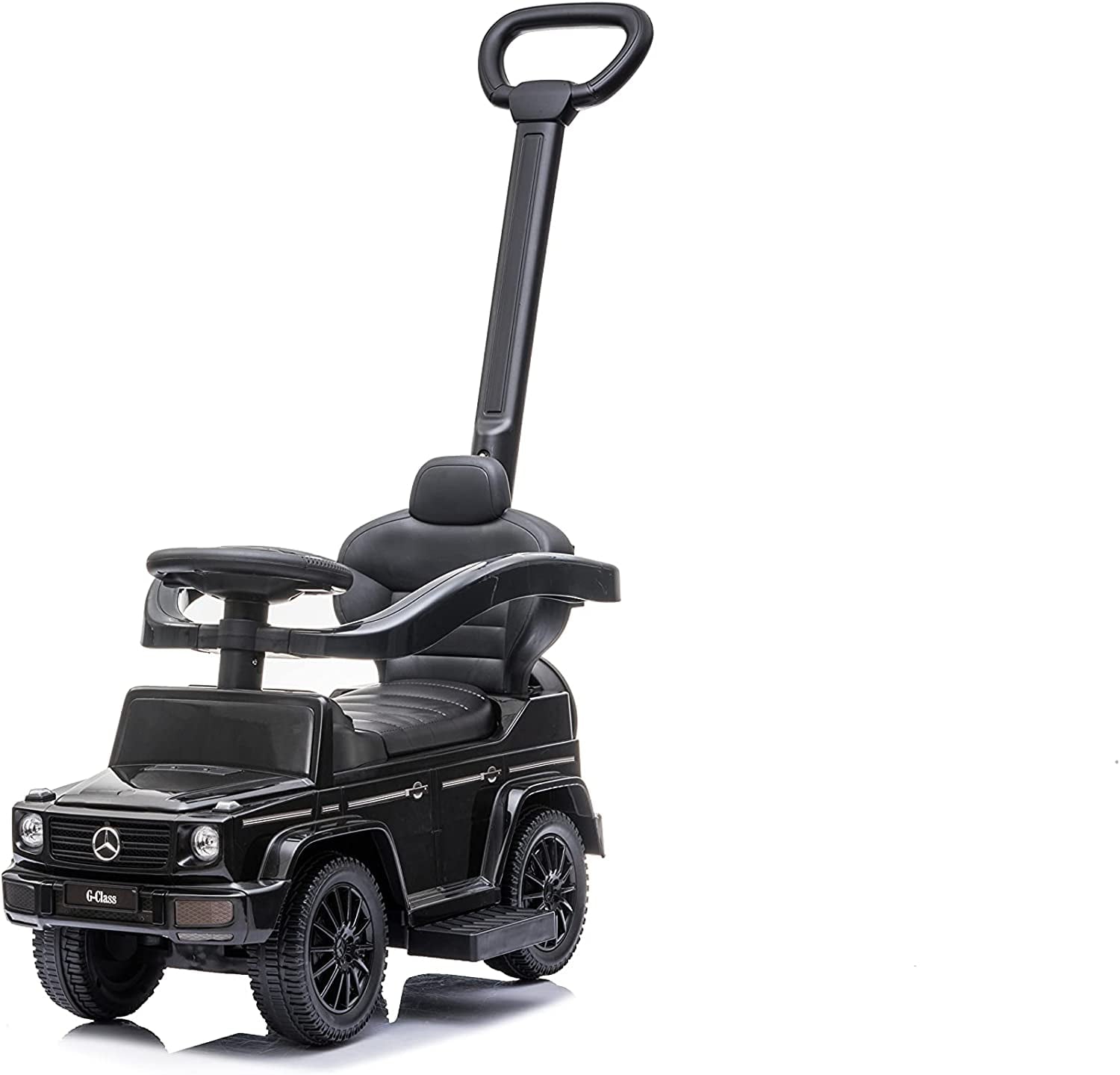 Best Ride On Cars Mercedes G-Wagon 3 in 1 Push Car， Black， Large