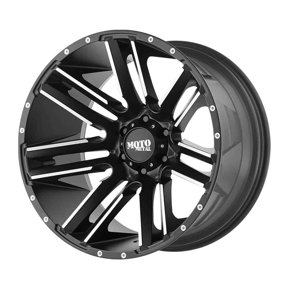 Moto Metal MO978 RAZOR MO978 20X10 5X5.0 S-BLK MACH -24MM