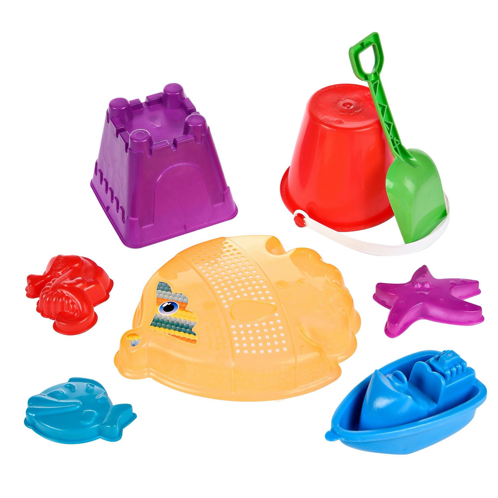 Play Day Beach Basket Set, 10 Pieces