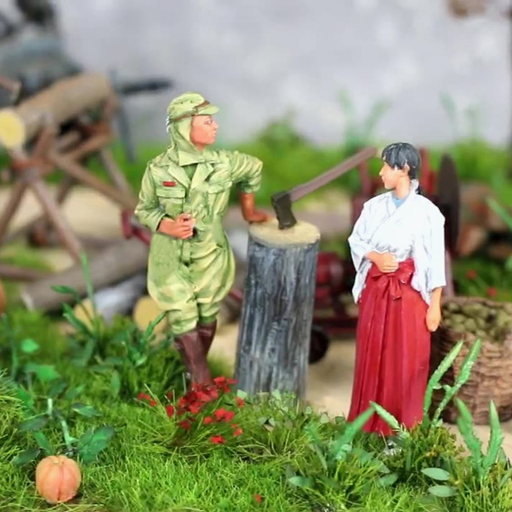 Miniatures Handmade Bush Scale Train Landscape Scene Simulated Building Grass Mate Doll Grass Model Simulation Model Grass Tuft TYPE D