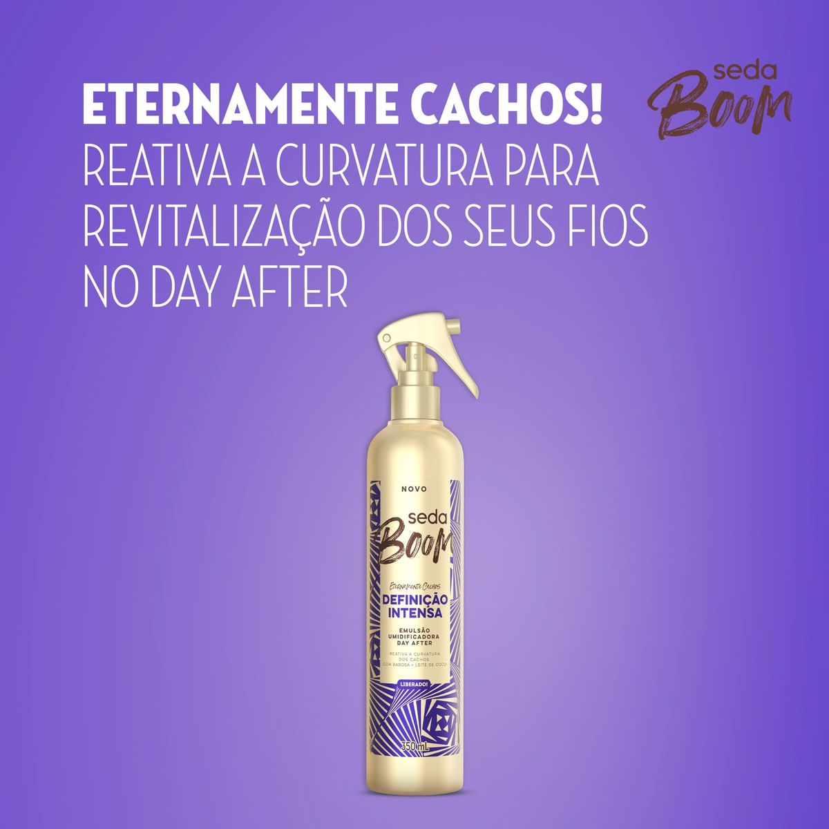 Emulsao Day After Seda Boom Definicao Intensa 350ml Borrifador