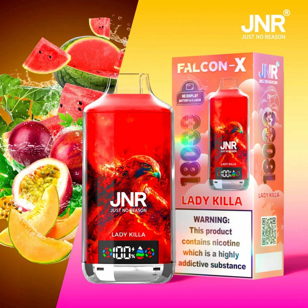 🔥JNR Falcon-X 18K 💨 Smart Display Disposable